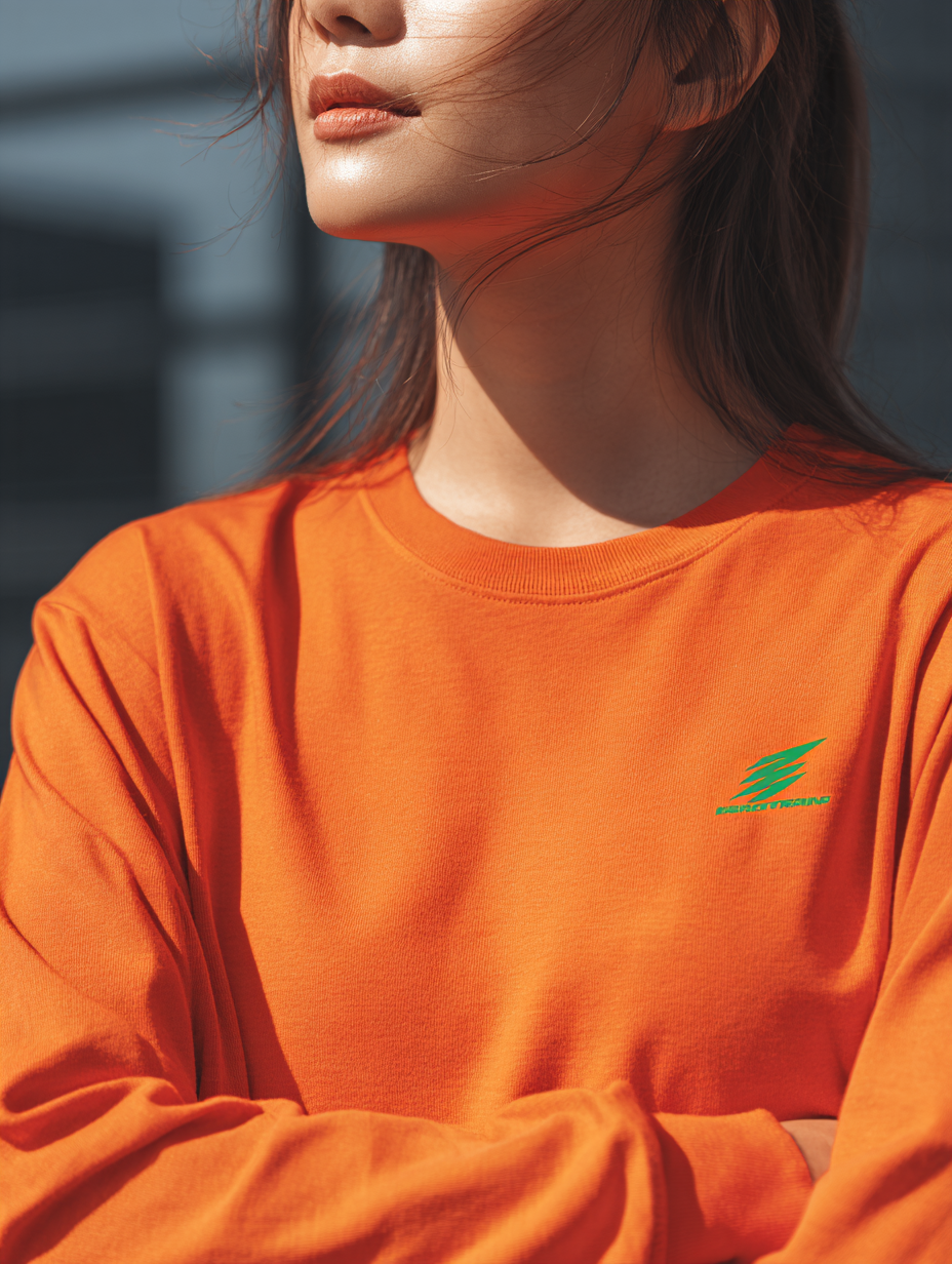 PRINTED Long Sleeves Crewneck T-shirt - Chandail col Rond à Manches Longues IMPRIMÉ