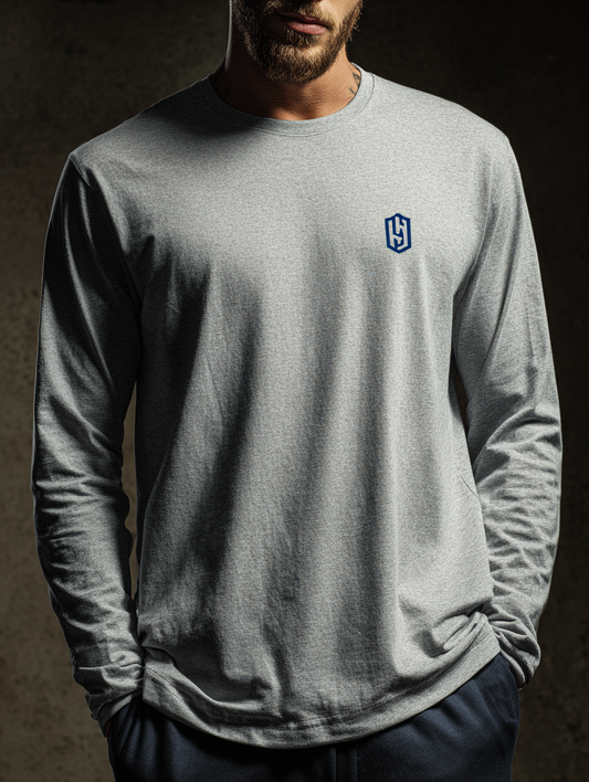 PRINTED Long Sleeves Crewneck T-shirt - Chandail col Rond à Manches Longues IMPRIMÉ